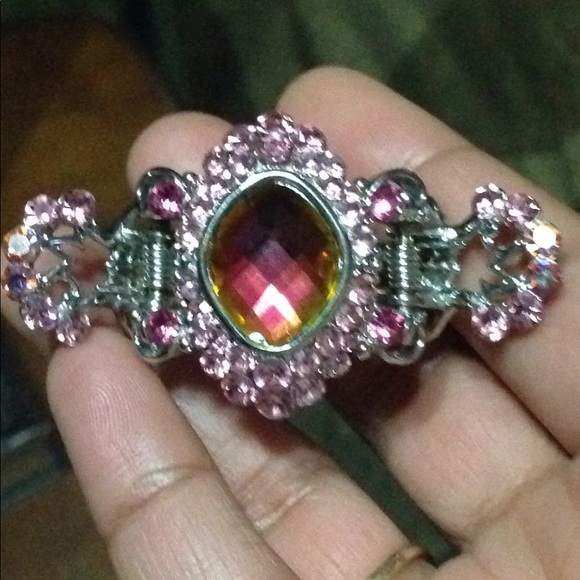 Rhinestones metal butterfly clip - Picture 5 of 5